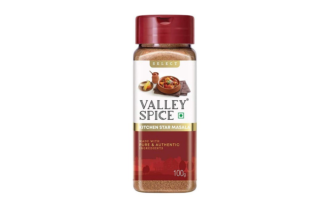Valley Spice Select Kitchen Star Masala    Plastic Bottle  100 grams